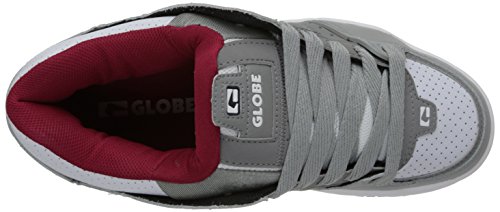 Image of Globe Mens Fusion Skate Shoes, Grey /White /Navy, 5 M US