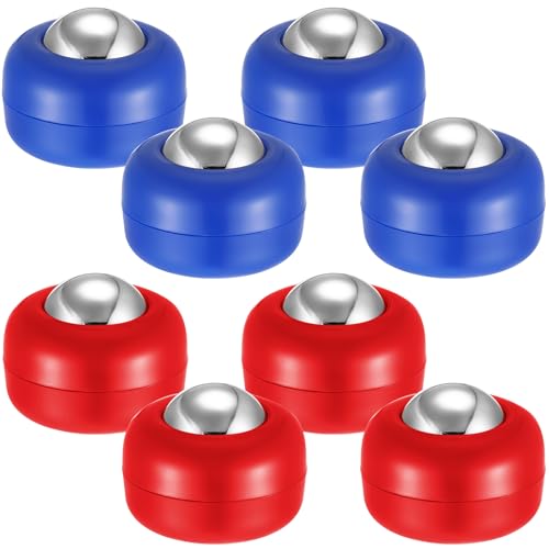 image for Gejoy 8 Pieces Mini Shuffleboard Replacement Pucks Tabletop Equipment 