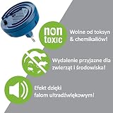 ISOTRONIC Odstraszacz myszy Dual Ultrasonic na myszy, szczury, karaluchy, pająki i komary – odstraszacz szkodników do domu, piwnicy i garażu – odstraszacz myszy o zasięgu 40 m² (1 szt.)