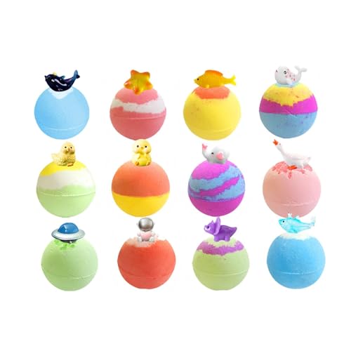 da bagno per con giocattoli,12 pezzi prodotto bagno - bombe effervescenti per bagno | Idea Regalo Compleanno Viaggio Piscina Hotel Domaine