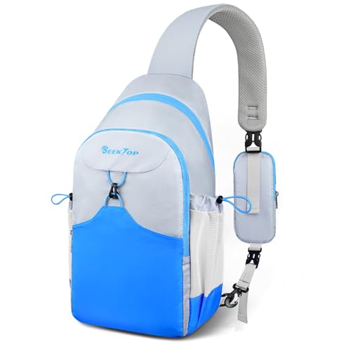 Seektop RFID Anti-Theft Crossbody Bag Sling Backpack for Women & Men, Casual Chest Daypack for Daily Travel