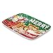 Cerified International Santa’s Retro Christmas Rectangular Platter – Holiday Tray with Vintage Santa, Reindeer & Snowman Art, Nostalgic Festive Tableware for Cookies, Appetizers, and Sides