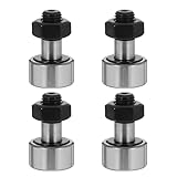 OUNONA 4 Stück Hochsteife Verschraubte Nadellager Aus Stahl Hochpräzises Nockenrollenlager Für Automobil Und Werkzeugmaschinenbau