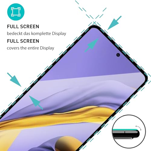 Smartect Schutzglas für Samsung Galaxy A51, 2 Stück