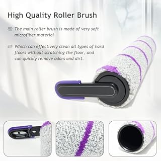 DianSung Brosse à rouleaux de pièces de rechange pour Rowenta X-Clean 10, pour Narwal S20 Pro accessoires l'aspirateur humide et sec, rouleau de brosse 2 + 2 filtres + brosse de nettoyage