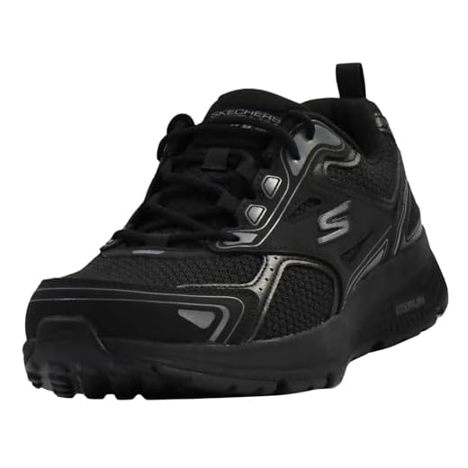 Skechers Men's GOrun Consistent-Athletic Workout Running Walking Shoe Sneaker with Air Cooled Foam, Black/Charcoal, 11 X-Wide