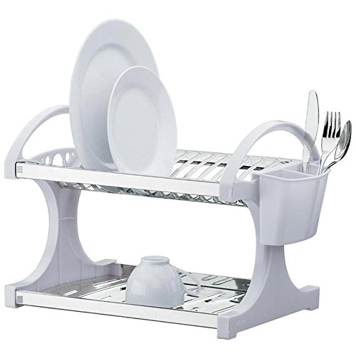 Escorredor 16 Pratos Suprema, 51 x 27,5 x 29 cm, Branco, Brinox