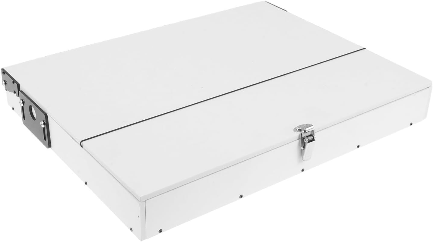 ULTECHNOVO White Plastic Model Kit Tool Organizer Storage Rack with Multiple Compartments for Categorizing Tools and Paints, Multifunctional Storage Box for Hobby Modeling and Craft Supplies