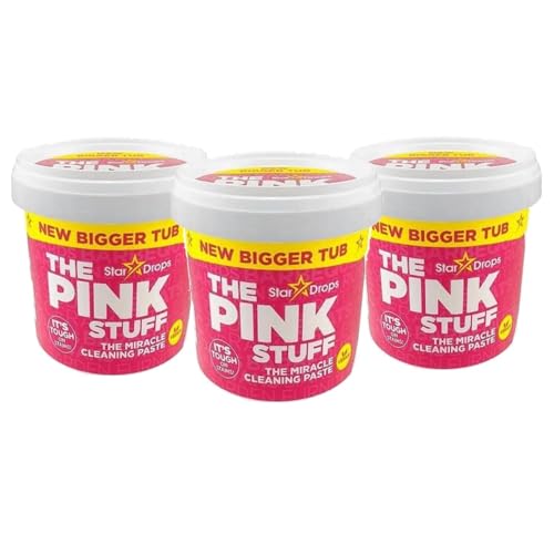 Stardrops – The Pink Stuff – The Miracle – Lot de 3 pâtes nettoyantes tout usage (version internationale)