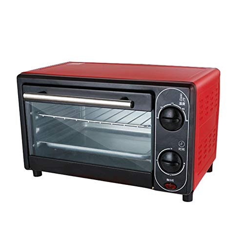 Horno Mini Horno 12L Horno eléctrico Multifuncional para el hogar Durable Mini Temporización Inteligente Hornear/Fruta Seca/Hornear Pan Barbacoa Hornos halógenos