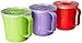 Zilpoo 3 Pack - Extra Large Soup Mug with Vented Lid and Handle 37 Ounce | Plastic Microwaveable Coffee Cup with Cover | Microwave Safe Jumbo Noodle Bowl