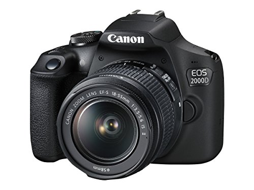 2728C016 Canon EOS 2000D + EF-S 18-135mm f/3.5-5.6 IS STM Kit fotocamere SLR 24,1 MP CMOS 6000 x 4000 Pixel Nero (Ricondizionato)