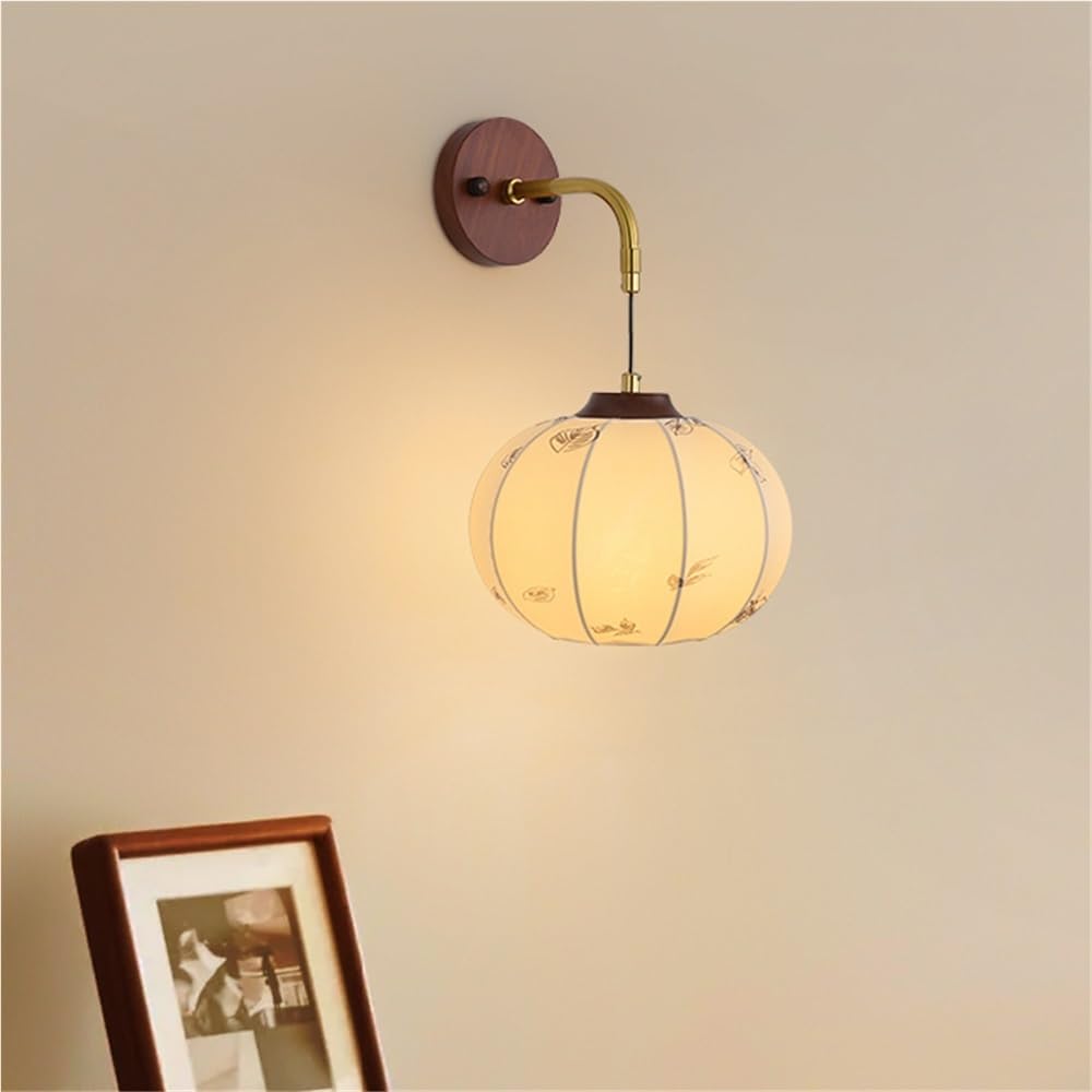 Kinkiet ścienny Lampka nocna w stylu retro, lampa ścienna do gabinetu, korytarzu, nastrojowa, wisząca