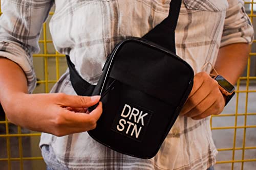 Shoulder Bag Preta Alça Reforçada Bolsa de Lado Transversal