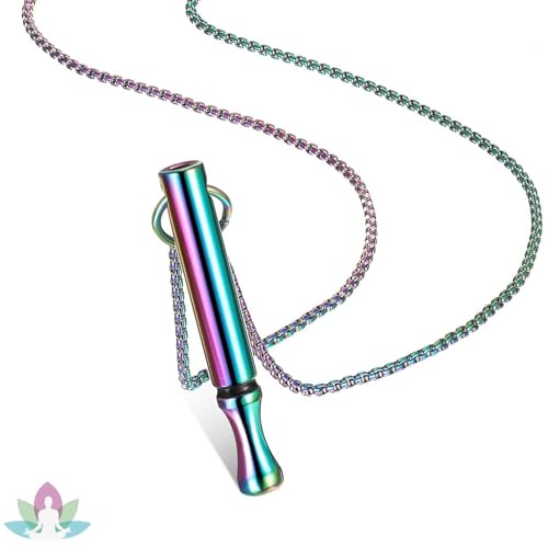 Magiho® Dejar de Fumar Collar, Meditacion Collar, Ansiedad Descomprima el Artículo Colgante, Meditación para Combatir la Ansiedad, Relajarse, Calmar, Respirar Lentamente (Colorido)