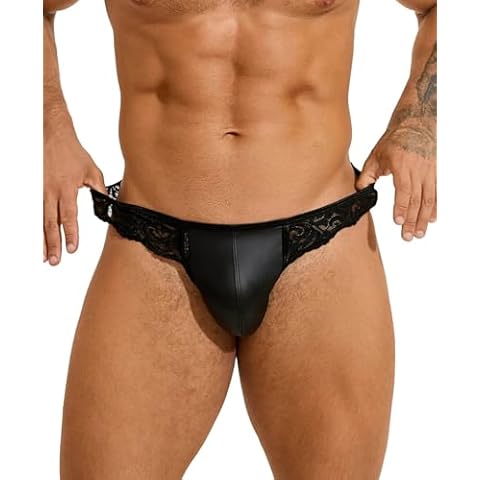 ohyeahlady Men's Sexy Lace Thong Underwear Cover