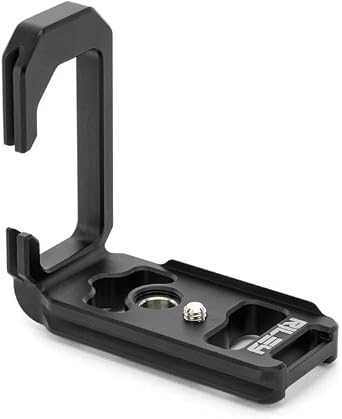 3 Legged Thing Riley Dedicated L-Bracket Compatible with Canon R7 Camera - Darkness Matte Black RILEYQD-B