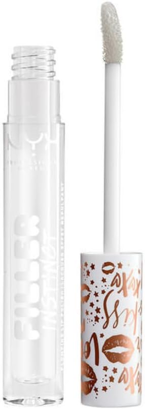 Filler Instinct Plumping Lip Polish, Lip Plumper Gloss - Let's Glaze (Clear)