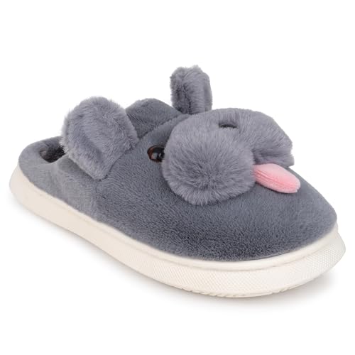 Image of Irsoe Comfortable Indoor /Outdoor Soft Bottom Fur Slippers
