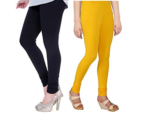 Image of Plus Size Churidar Leggings for Women & Girls Combo (Pack of 2)