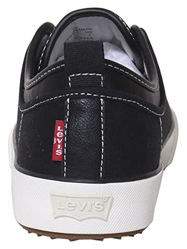 Levi's Mens 521 Crt Lo Ct Cvs Canvas Sneaker Shoe, Black, 8.5 M #TOP13