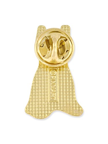 Pinmart Heart Disease Awareness Enamel Lapel Pin – Gold Plated Glitter Red Dress Pin – Support Heart Health – Jewelry Brooch Pin With Secure Clutch Back #TOP2