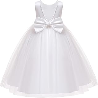 Baby Girl Dresses Ruffle Lace Pageant Party Wedding Flower Girl Dress - Buy now