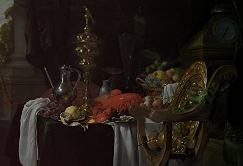 Affiche Impression d'art Jan Davidsz De Heem Tableau Nature Morte 60x90