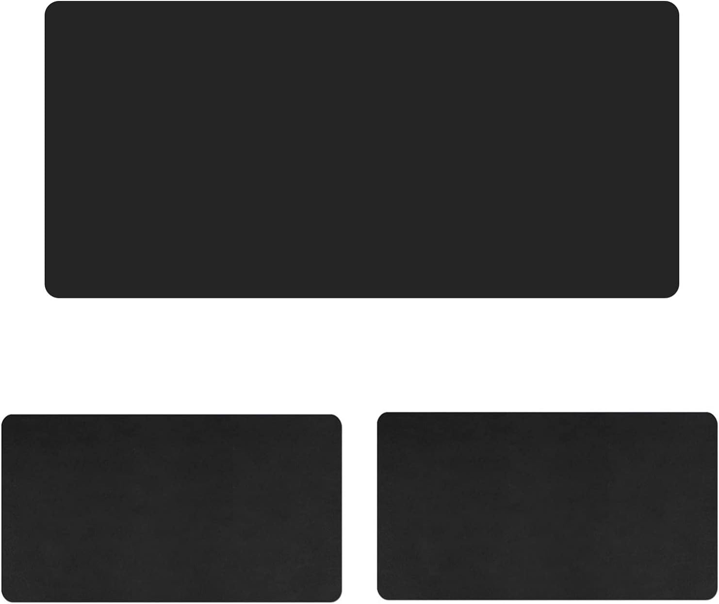 Large Dual Sided Leather Desk Pad and Mouse Mat for Home Office Non Slip Desk Protector and Blotter Pad Premium Extended Table Mat 50x140cm