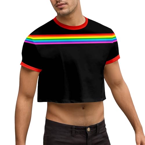 Gefomuofe Camiseta corta deportiva para hombre, corte regular, ligera y ventilada, informal, cuello redondo, manga corta, para el tiempo libre, ropa de calle, 01 negro, XL