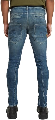 G-STAR Raw - Mens D-STAQ 3D Slim Jeans, Color Antique Faded Blue Kloof, Size: 40W x 36L2