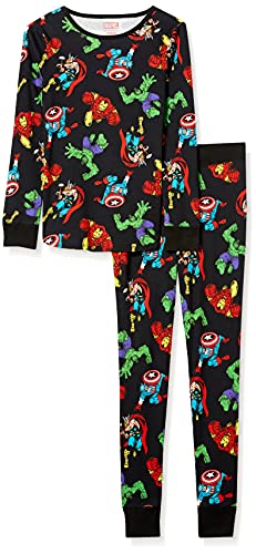 Amazon Essentials Women's Adult Disney Star Wars Cotton Pajamas, Marvel Avengers Snug-Fit, X-Large #TOP4