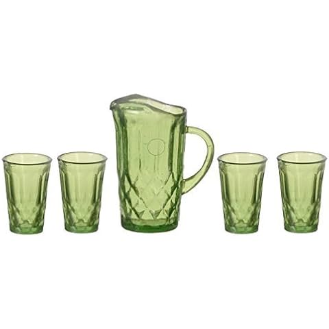 Melody Jane Dollhouse Emerald Green Jug & Glasses Set Chrysnbon Accessory Cover