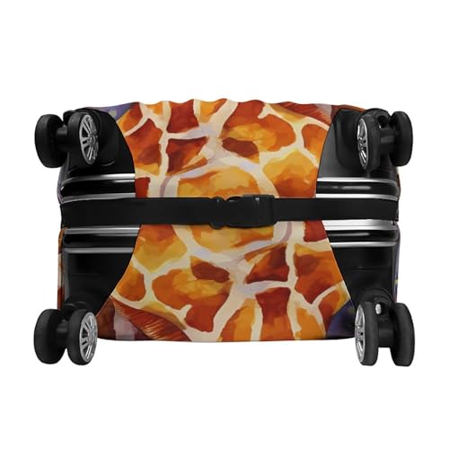 Housse de valise résistante aux rayures motif aquarelle girafes simple et généreuse