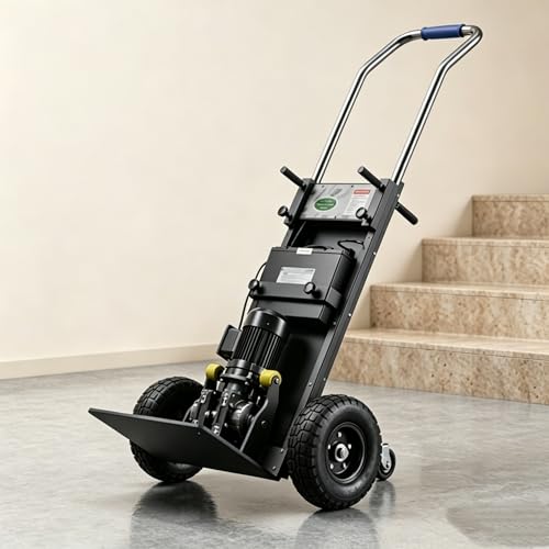 Heavy Duty Appliance Dolly Electric Stair Climbing Hand Truck 1600lbs Capacity Powered Stair Climber for Furniture Moving Delivery Services and Material Handling in Buildings Without Elevators