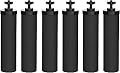Nispira Premium Water Filter Black Element Cartridge Compatible with Berkey Countertop Water Purification System. Compared to Part BB9. 6 Filters