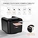ShuffleBox D1 Card Dealer Dispenser Machine for up to 12 Players, with 4000mAh Rechargeable Battery, Low Noise, 180°and 360°Card Distribution, 4 Remote Controls Included (Black)