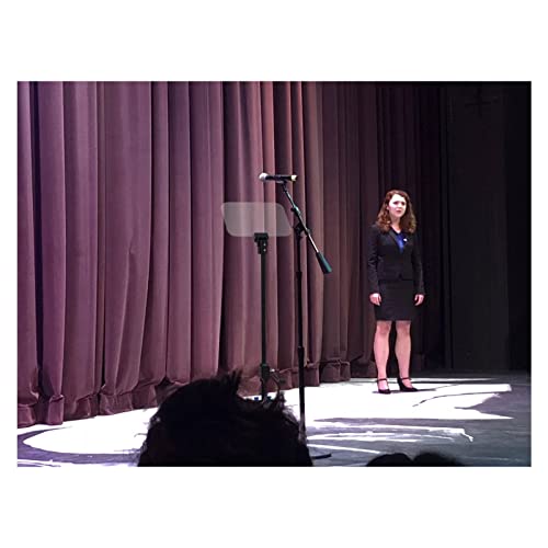 Proaim Telescopic Speech Teleprompter For Monitor/Tablet/Tab. Adjustable 60/40 Beam Splitter Glass & Stand. Ensures Confident & Easy Speech Delivery At Conference, News Presentation Etc (Tp-Sph-01) #TOP3