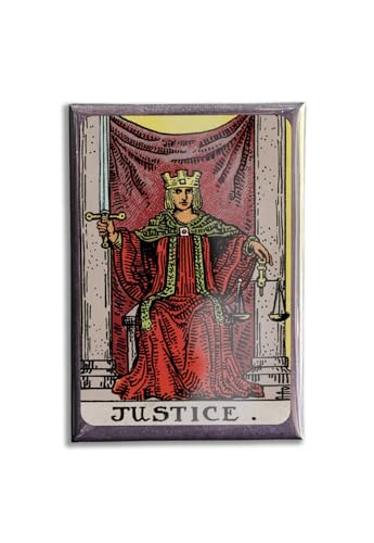 Justice Tarot Refrigerator Magnet (1)
