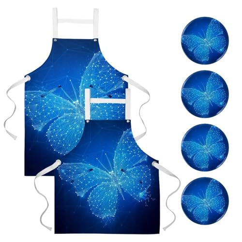 Tablier de cuisine lot de 2 pour réussir vos pâtisseries et le nettoyage de la maison