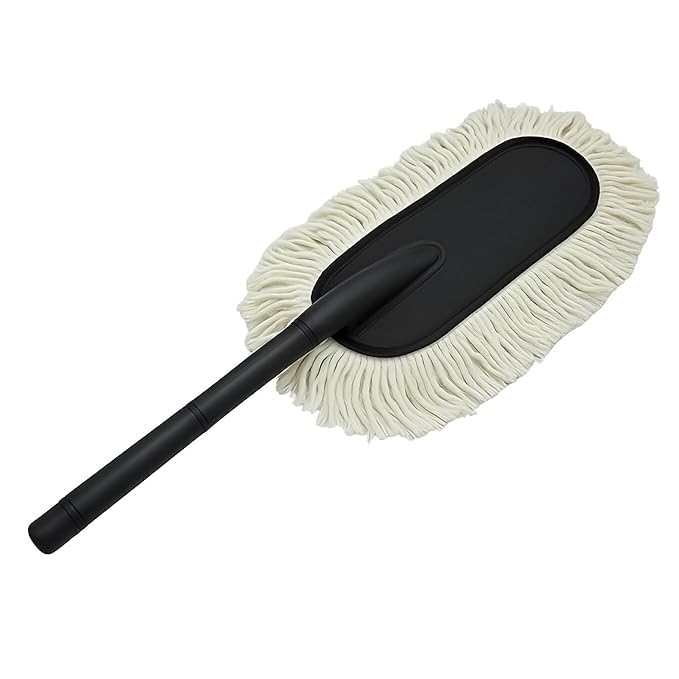 Microfiber Car Duster Brush – Scratch-Free & Eco-Friendly Vehicle Cleaning Tool with Wax-Treated Cotton Strands – Reusable Dust Remover for Cars, Bikes, SUVs, Trucks & Motorcycles – Instantly Cleans-image-44