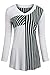 Womens Long Sleeves Fashion Tops,Bepei Color Block Tunics Loose Fit Blouses