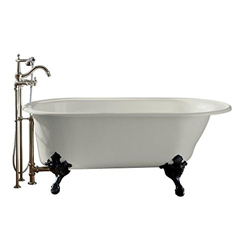 Kohler K-710-W-0 Freestanding Historic Clawfoot Bathtub White