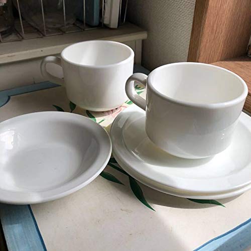 Amwayコーニングセット Amazon | コーニング アムウェイ ミルクガラス カップ&ソーサー2客と