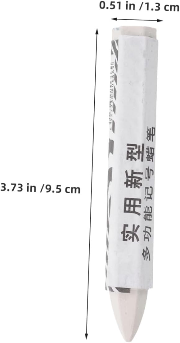 12pcs White Wax Tire Marking Crayons for Car Tire Repair
