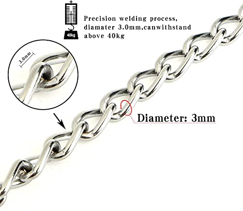 Metal Dog Leash 4Ft/6Ft Chew Proof Heavy Duty Dog Chain Leash For Medium Large Dogs, Comfortable Handle With Dog Waste Bag Holder, Improved Dog Safety & Comfort, Attaches To Pet Collar(4Ft Black)… #TOP3