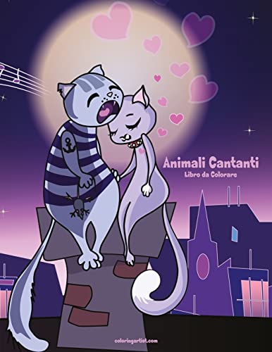 Animali Cantanti Libro da Colorare 1 (Italian Edition)