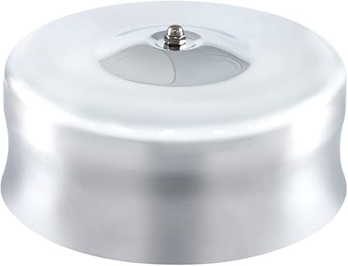 Miniatura 1 de United Pacific S1103 6-38 "Cromo Redondo Conjunto de Filtro de Aire (Estilo Domo)