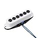 LYWS White Guitar Single Coil Pickup Bridge Position For Strat Invader Type
