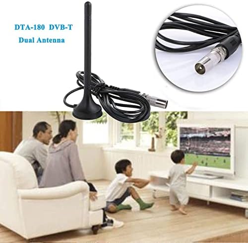 TV Aerial,TV Antenna,Indoor TV Aerial,DVB-T Television DTA-180,Portable TV Aerial Indoor Outdoor Antenna Freeview TV Aerial, Support 1080P for VHF/UHF TV Signals